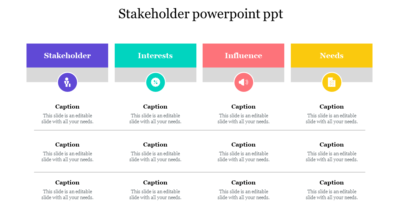 Stakeholder powerpoint ppt 